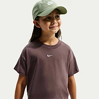 ДЕТСКА ТЕНИСКА ЗА МОМИЧЕ NIKE FZ5559-502 NSW TEE BOXY ESSNTL LBR КАФЯВА