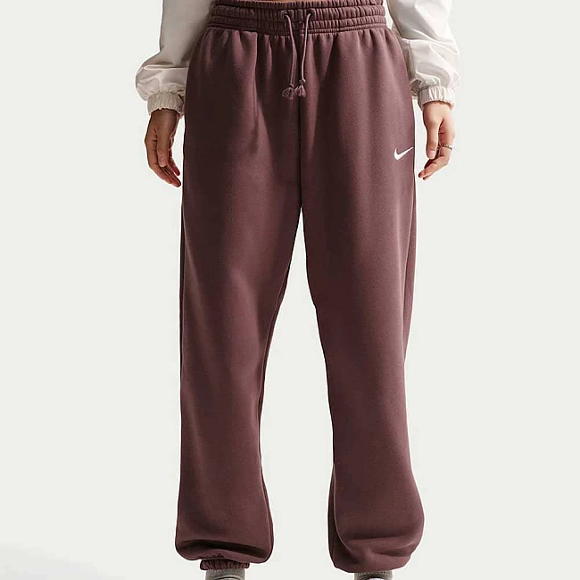 ДАМСКО ДОЛНИЩЕ NIKE FZ5996-502 NSW PHNX FLC HR OS PANT 2 КАФЯВО