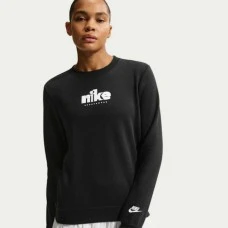 ДАМСКА БЛУЗА NIKE IF0224-010 NSW CLUB FLC STD GX CREW ЧЕРНА