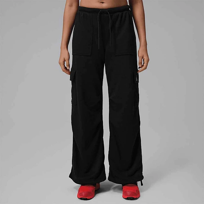 ДАМСКО ДОЛНИЩЕ NIKE IF1060-010 JORDAN BRK FLC FT CARGO PANT ЧЕРНО