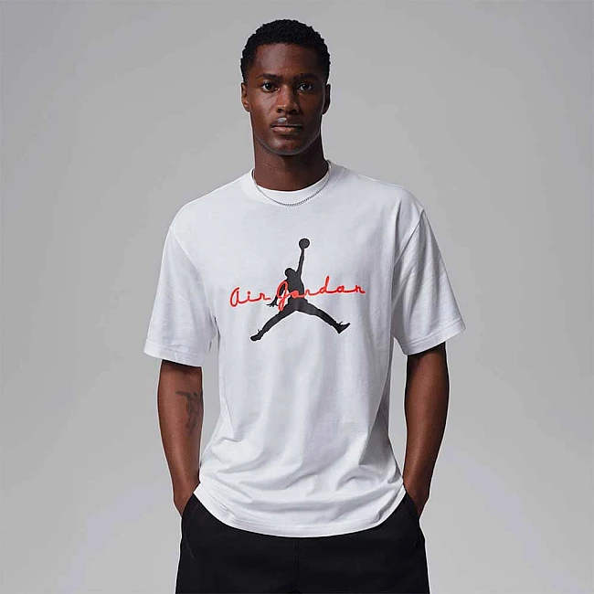 МЪЖКА ТЕНИСКА NIKE IF3034-100 JORDAN BRK ESS 85 GFX SS CRW БЯЛА