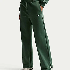 ДАМСКО ДОЛНИЩЕ NIKE IH1011-323 NSW PHNX FLC HR PANT WIDE 2 ЗЕЛЕНО