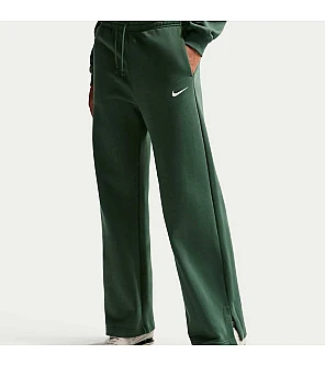 ДАМСКО ДОЛНИЩЕ NIKE IH1011-323 NSW PHNX FLC HR PANT WIDE 2 ЗЕЛЕНО