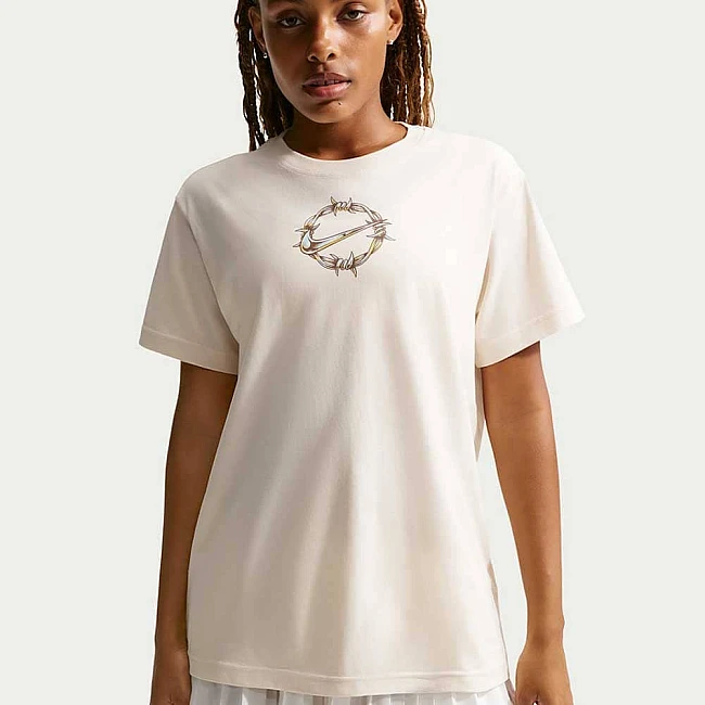 ДАМСКА ТЕНИСКА NIKE IH7702-103 NSW CLASSIC SS TEE BRB CHRME БЕЖОВА