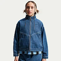 ДЕТСКО ЯКЕ ЗА МОМИЧЕ NIKE IF2317-435 NSW WR DENIM JACKET ТЪМНОСИНЬО