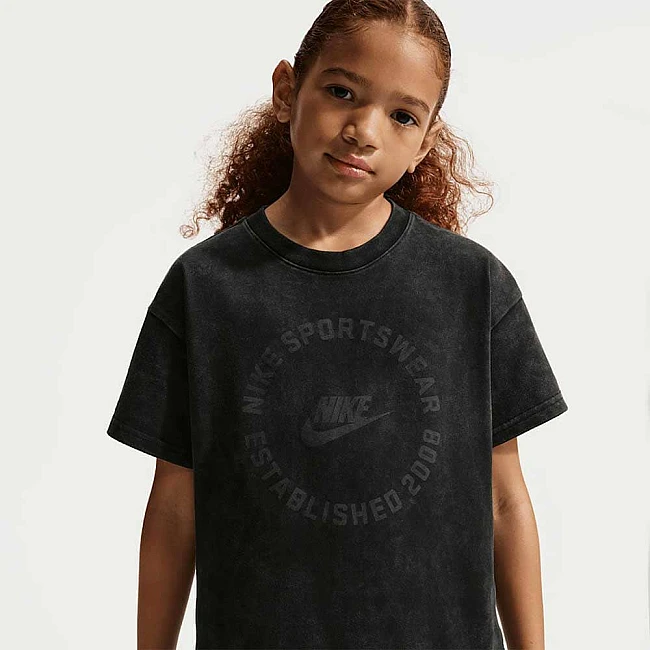 ДЕТСКА ТЕНИСКА ЗА МОМЧЕ NIKE II0624-010 NSW TEE COLLECTION ЧЕРНА