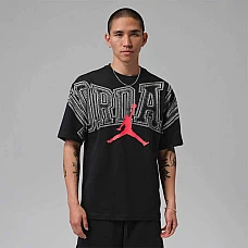 МЪЖКА ТЕНИСКА NIKE IQ0708-010 JORDAN NEW STRETCH GFX SS CREW ЧЕРНА