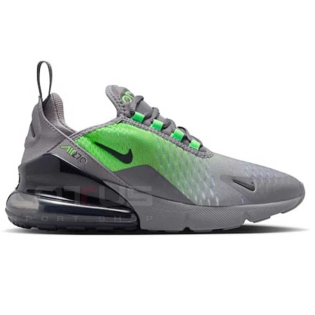 ДЕТСКИ МАРАТОНКИ ЗА МОМЧЕ NIKE 943345-046 AIR MAX 270 GS СИВИ