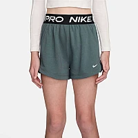 ДЕТСКИ КЪСИ ПАНТАЛОНИ ЗА МОМИЧЕ NIKE HQ9313-382 PRO DF FLC SHORT ЗЕЛЕНИ