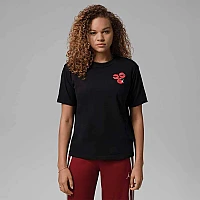 ДАМСКА ТЕНИСКА NIKE IF0797-010 JORDAN FLT SS GF GFX TEE KISS ЧЕРНА