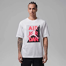 МЪЖКА ТЕНИСКА NIKE IF3112-100 JORDAN HBR JM GFX SS CREW БЯЛА