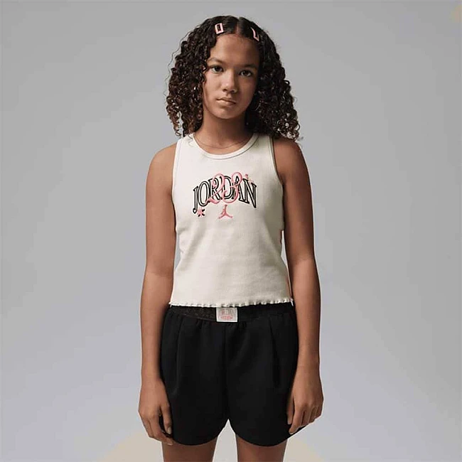 ДЕТСКИ ПОТНИК ЗА МОМИЧЕ NIKE 45F623-W5T JORDAN FLOWER OF FRIENDSHIP TANK КРЕМАВ