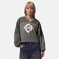 ДАМСКА БЛУЗА NIKE IF1077-040 JORDAN BRK LS WOVEN PO GFX СИВО-ЗЕЛЕНА