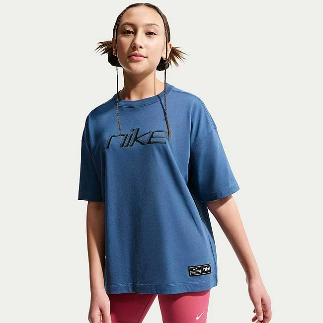 ДЕТСКА ТЕНИСКА ЗА МОМИЧЕ NIKE II1167-461 NSW TEE DANCE OS СИНЯ