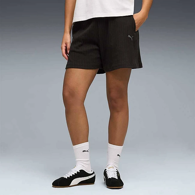ДАМСКИ КЪСИ ПАНТАЛОНИ PUMA 69239001 HER HIGH-WAIST SHORTS ЧЕРНИ