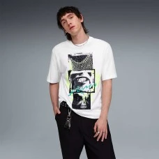 МЪЖКА ТЕНИСКА PUMA 63442302 PUMATECH-X GRAPHIC BOXY БЯЛА