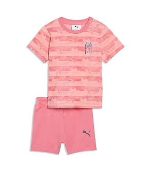БЕБЕШКИ СПОРТЕН ЕКИП ЗА МОМИЧЕ PUMA X GABBY'S DOLLHOUSE 63493125 MINICATS SET РОЗОВ