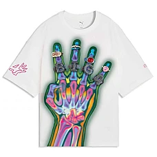 ДАМСКА ТЕНИСКА PUMA 63565101 FLAU JAE GRAPHIC TEE БЯЛА