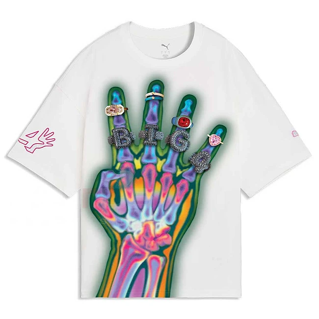 ДАМСКА ТЕНИСКА PUMA 63565101 FLAU JAE GRAPHIC TEE БЯЛА