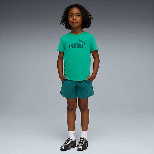 ДЕТСКИ СПОРТЕН ЕКИП ЗА МОМЧЕ PUMA 68524040 ESS NO.1 LOGO TEE AND SHORTS SET ЗЕЛЕН