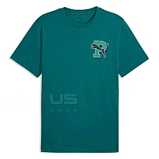 МЪЖКА ТЕНИСКА PUMA 69177641 GRAPHIC VARSITY TEE ЗЕЛЕНА
