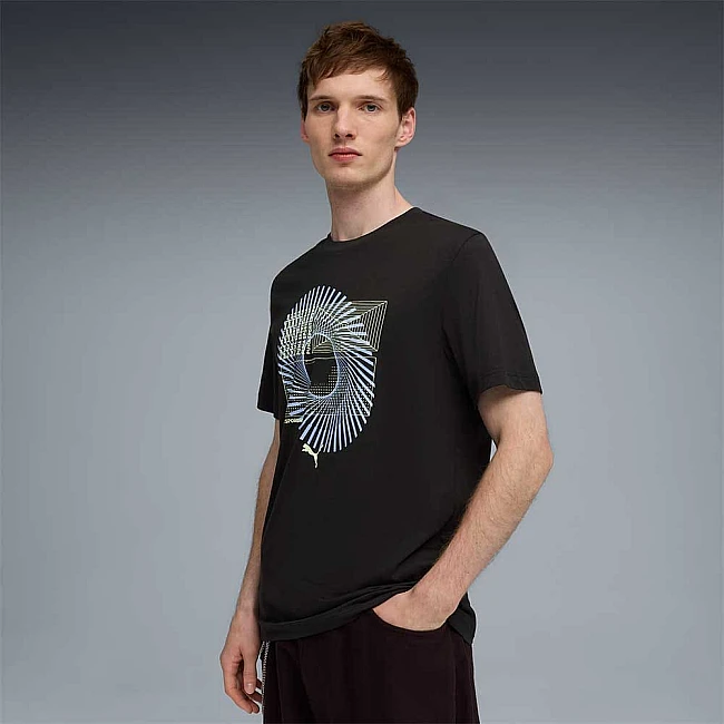 МЪЖКА ТЕНИСКА PUMA 69177801 GRAPHIC CIRCULAR TEE ЧЕРНА