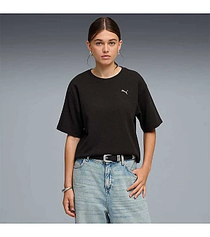 ДАМСКА ТЕНИСКА PUMA 69181301 ESS ELEVATED RELAXED TEE ЧЕРНА
