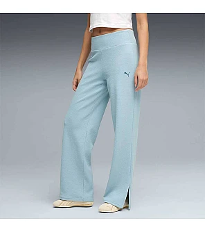 ДАМСКО ДОЛНИЩЕ PUMA 69181547 ESS ELEVATED HIGH-WAIST PNT СВЕТЛОСИНЬО