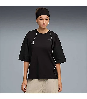 ДАМСКА ТЕНИСКА PUMA 69188301 HER OVERSIZED TEE ЧЕРНА