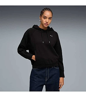 ДАМСКИ СУИТШЪРТ PUMA 69188601 HER OVERSIZED HOODIE ЧЕРНО
