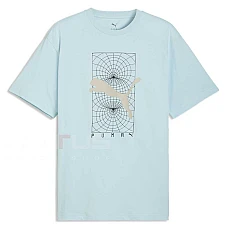 МЪЖКА ТЕНИСКА PUMA 69223348 PUMATECH RELAXED GRAPHIC TEE СВЕТЛОСИНЯ