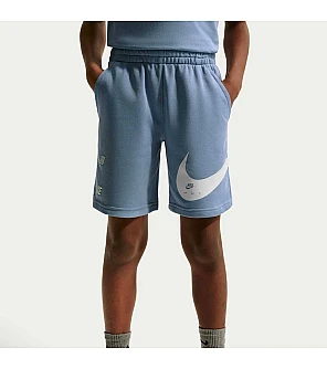 ДЕТСКИ КЪСИ ПАНТАЛОНИ ЗА МОМЧЕ NIKE IF2752-486 NSW CLUB FT SHORT BRAND NG СИНИ