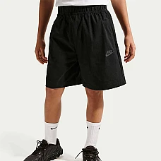 ДЕТСКИ КЪСИ ПАНТАЛОНИ ЗА МОМЧЕ NIKE IF2827-010 NSW TCH WVN SHORT ЧЕРНИ