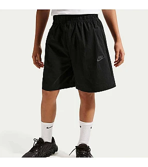 ДЕТСКИ КЪСИ ПАНТАЛОНИ ЗА МОМЧЕ NIKE IF2827-010 NSW TCH WVN SHORT ЧЕРНИ