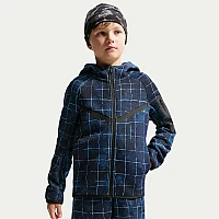 ДЕТСКО ГОРНИЩЕ ЗА МОМЧЕ NIKE IF2835-402 NSW TCH FLC FZ AOP СИНЬО