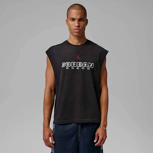 МЪЖКИ ПОТНИК NIKE IF3131-010 JORDAN BRK GFX SLVLS MSCLE TOP ЧЕРЕН
