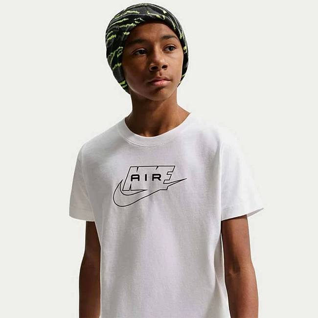 ДЕТСКА ТЕНИСКА ЗА МОМЧЕ NIKE II0287-100 NSW TEE AIR БЯЛА