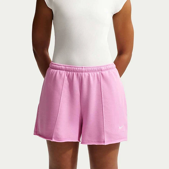 ДАМСКИ КЪСИ ПАНТАЛОНИ NIKE II3980-503 NSW OFFLN CHLL FT SHORT РОЗОВИ