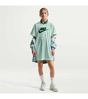 ДЕТСКА РОКЛЯ ЗА МОМИЧЕ NIKE IF2323-394 NSW CLN JERSEY SS DRESS БЛЕДОЗЕЛЕНА