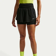 ДАМСКИ КЪСИ ПАНТАЛОНИ NIKE IF7518-010 FLOW MSH DF 2N1 SHRT ЧЕРНИ