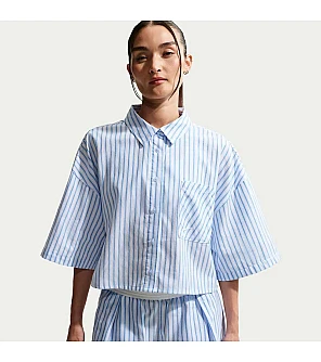 ДАМСКА ТЕНИСКА NIKE II4228-435 NSW OFFLN WVN PPLN STRP SS СИНЯ ДАМСКА ТЕНИСКА NIKE II4228-435 NSW OFFLN WVN PPLN STRP SS СИНЯ