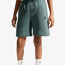 ДЕТСКИ КЪСИ ПАНТАЛОНИ ЗА МОМЧЕ NIKE HV1196-382 NSW TCH FLC SHORT PD ЗЕЛЕНИ