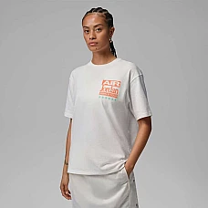 ДАМСКА ТЕНИСКА NIKE IF0830-133 JORDAN FLT SS GF GFX TEE SUV БЕЖОВА