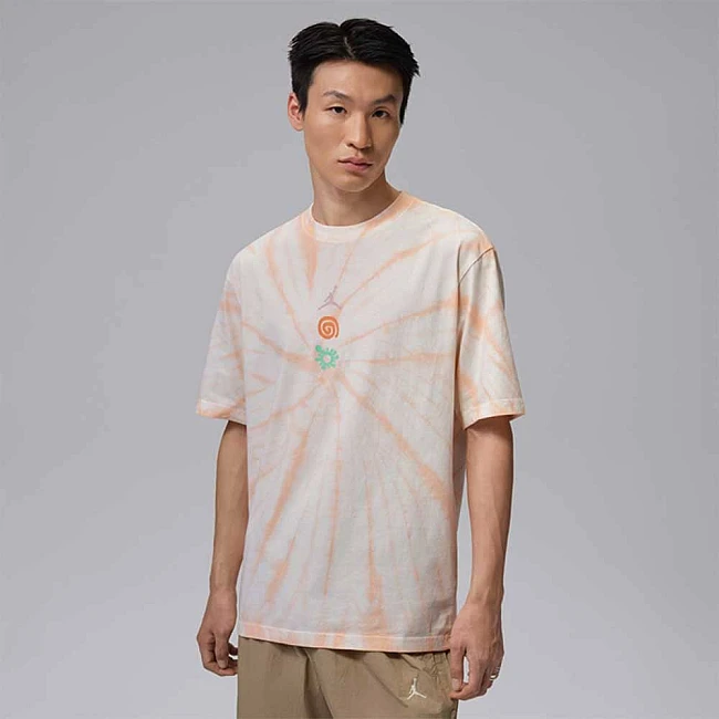 МЪЖКА ТЕНИСКА NIKE IF3157-133 JORDAN BRK TIE DYE FEST SS CRW БЕЖОВА