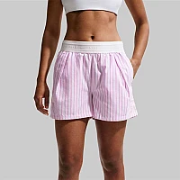 ДАМСКИ КЪСИ ПАНТАЛОНИ NIKE II4230-503 NSW OFFLN WVN PPLN STRP SHRT РОЗОВИ