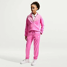 ДЕТСКИ СПОРТЕН ЕКИП ЗА МОМИЧЕ NIKE HQ9315-675 NSW DF TRACKSUIT PK FZ РОЗОВ