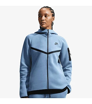 ДАМСКО ГОРНИЩЕ NIKE HV6747-486 NSW TCH FLC WR FZ HDY 2 СИНЬО