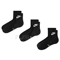 ЧОРАПИ NIKE IH8523-902 ED ELVD ANK 3P FUTRA ЧЕРНИ
