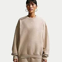 ДАМСКА БЛУЗА NIKE IM8082-236 STDO FLC MW OS CREW БЕЖОВА