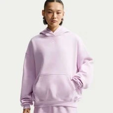 ДАМСКИ СУИТШЪРТ NIKE IM8502-583 STDO FLC MW OS PO HDY БЛЕДОЛИЛАВ